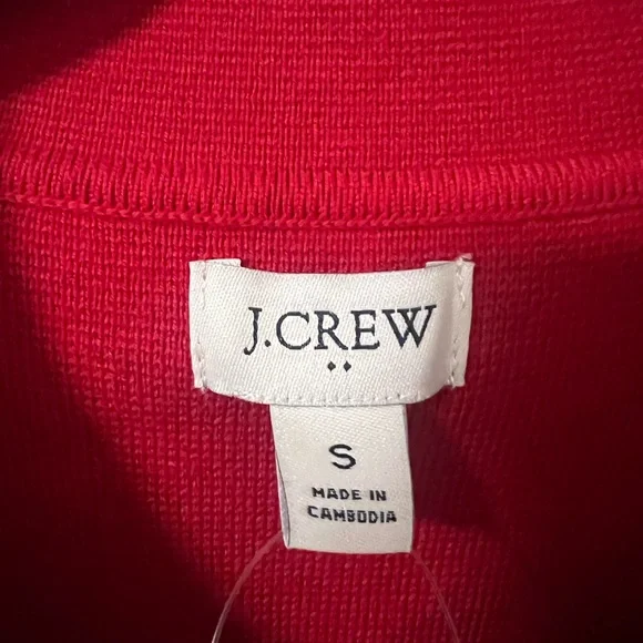 J. Crew Red Lady Jacket / Sweater - Picture 2 of 2
